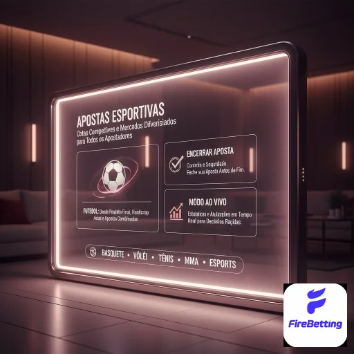 Ilustração de Explore o aplicativo cassino da firebetting com bônus exclusivos
