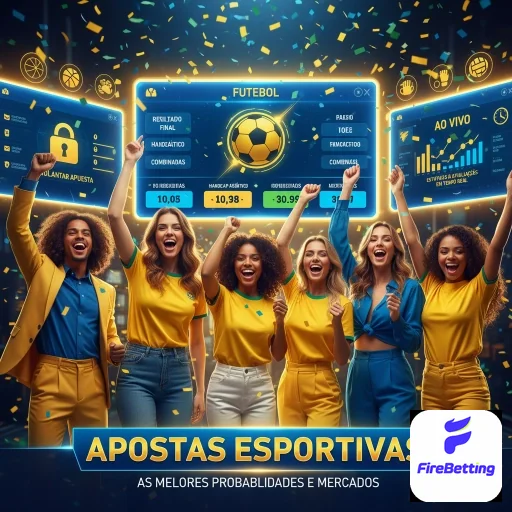 Ilustração de Explore o aplicativo cassino da firebetting com bônus exclusivos