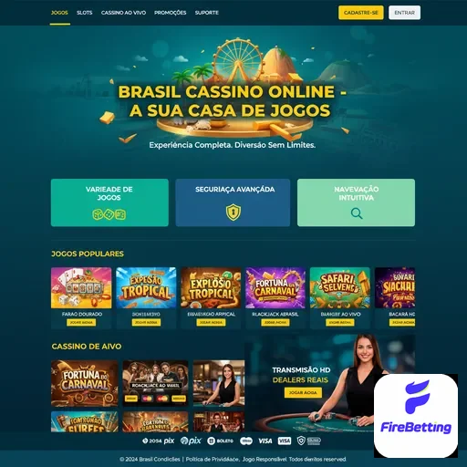 Ilustração de Descubra as Ofertas VIP da firebetting para Jogadores Brasileiros