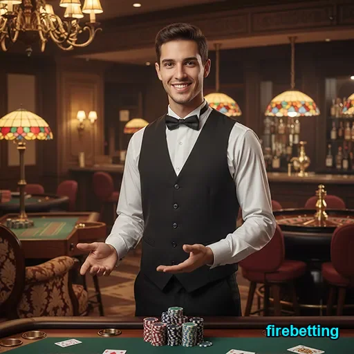 Mesa de roleta com dealers ao vivo em casino VIP